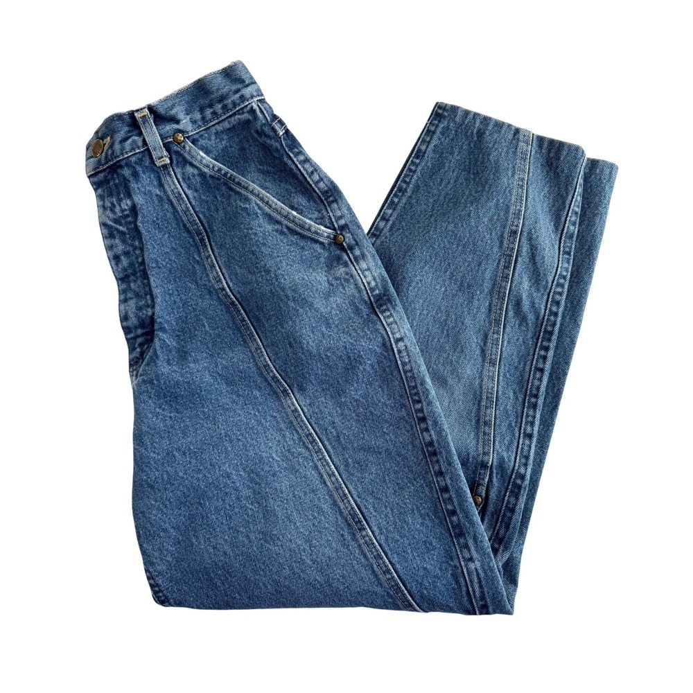 Vintage Lee‎ Women's High-Waisted Denim Blue Jeans